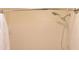 Shower with adjustable shower head and tile surround at 1676 Northridge Dr, Morrow, GA 30260