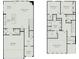 Detailed floor plan showcasing the layout of the home, including the kitchen, bedrooms, and living spaces at 302 Braswell Ct, Woodstock, GA 30188