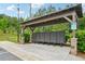 Community mailboxes under a covered area with 15 minute parking and beautiful landscaping at 302 Braswell Ct, Woodstock, GA 30188