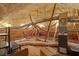 A finished attic with insulation and HVAC ductwork at 3052 Fleet Sw St, Marietta, GA 30064