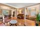 Open concept living room and dining room featuring hardwood floors and lots of space at 3052 Fleet Sw St, Marietta, GA 30064