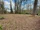 Spacious backyard with mature trees at 712 Copper Trace Way, Woodstock, GA 30189