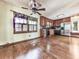 The kitchen features wood cabinets, a window above the sink, and stainless steel appliances at 712 Copper Trace Way, Woodstock, GA 30189