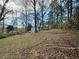 Sloping backyard with treeline at 712 Copper Trace Way, Woodstock, GA 30189