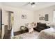 bedroom featuring a window and hardwood floors at 173 Price Rd, Brooks, GA 30205