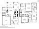 Detailed floor plan of a two-story home, showing the layout of rooms and dimensions of each level at 2652 Brickell Sq, Atlanta, GA 30341
