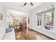 Relaxing sunroom filled with natural light and tranquil backyard views at 2652 Brickell Sq, Atlanta, GA 30341