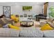 A spacious living room is furnished with stylish seating, a modern television, and neutral decor at 1365 Memorial Se Dr # 12, Atlanta, GA 30317