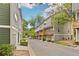 A street view of newly constructed townhomes featuring modern design and landscaping at 1365 Memorial Se Dr # 12, Atlanta, GA 30317