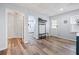Welcoming foyer with wood-look flooring, coat rack and view of the shower room at 4365 Dover Crossing Dr, Marietta, GA 30066