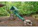 Community playground with slide and climbing structure provides a fun and safe space for children to play at 4365 Dover Crossing Dr, Marietta, GA 30066