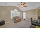 Bedroom offers great natural light, and space for a desk and seating area at 1332 Kent Mnr, Stockbridge, GA 30281