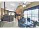 Bright kitchen with stainless appliances and breakfast bar seating at 1332 Kent Mnr, Stockbridge, GA 30281