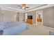 Spacious main bedroom with en suite bathroom at 1332 Kent Mnr, Stockbridge, GA 30281