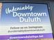 Sign that reads 'Undeniably Downtown Duluth' at 3151 Amesbury Way, Duluth, GA 30096