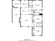 Detailed floor plan showcasing the layout and dimensions of the home at 4045 Meadow Glen Way, Fairburn, GA 30213