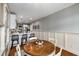 Spacious kitchen with bar seating, stainless appliances and open flow to dining area at 3087 Dunton Se St, Smyrna, GA 30080
