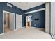 Bedroom with hardwood floors and attached bathroom and balcony with views at 855 Peachtree Ne St # 2713, Atlanta, GA 30308