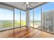 Bright open living space featuring hardwood floors and large windows with city views at 855 Peachtree Ne St # 2713, Atlanta, GA 30308
