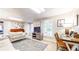 Finished basement with a work area and large window providing ample natural light to the space at 2151 Desmond Dr, Decatur, GA 30033