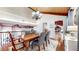 Bright dining area offers hardwood floors, modern decor, and a view of the living space at 2151 Desmond Dr, Decatur, GA 30033