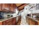 Well-equipped kitchen with granite countertops, stainless steel appliances, and wooden cabinets at 2151 Desmond Dr, Decatur, GA 30033