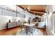 Open living area with hardwood floors, modern furnishings, and unique light fixtures at 2151 Desmond Dr, Decatur, GA 30033