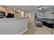 Spacious living room connected to the kitchen with wood floors and an open layout at 2895 Cross Creek Dr, Cumming, GA 30040