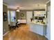 Open concept kitchen with island and breakfast area with lots of light at 323 Dewpoint Ct # 35, Marietta, GA 30064