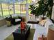 Beautiful sunroom features natural light and comfortable seating at 323 Dewpoint Ct # 35, Marietta, GA 30064