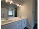 Bathroom features double sink vanity with modern fixtures at 5301 Tuscany Dr, Douglasville, GA 30135