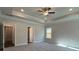 Spacious bedroom featuring a modern ceiling fan and recessed lighting at 5301 Tuscany Dr, Douglasville, GA 30135