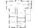 First floor plan featuring an open layout with living room, kitchen, and primary bedroom suite at 1590 Johnson Ne Rd, Atlanta, GA 30306