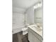 Bathroom featuring a sink, shower-tub combination, and modern fixtures at 5331 Tuscany Dr, Douglasville, GA 30135