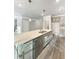 Kitchen island featuring a dishwasher, sink, and granite countertop at 5331 Tuscany Dr, Douglasville, GA 30135