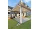 Covered patio with a ceiling fan offering an ideal relaxation spot at 5331 Tuscany Dr, Douglasville, GA 30135