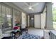 Cozy front porch with stylish seating, brick accents, and a welcoming atmosphere at 2284 Dauphine St, East Point, GA 30344