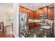 Well-equipped kitchen features stainless steel appliances and granite countertops at 75 High Top Ln, Atlanta, GA 30328