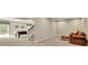 Finished basement with a pool table and a cozy seating area at 186 Greenbrier Way, Canton, GA 30114