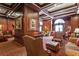 Traditional library with rich wood finishes and classic furnishings at 199 14Th Ne St # 710, Atlanta, GA 30309