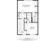 Detailed floor plan showcasing the second floor, including bedrooms, bathrooms, laundry, and hall at 95 Ivy Ne Trl, Atlanta, GA 30342