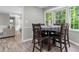 Bright breakfast nook features a bay window offering natural light and views of the outdoors at 4524 Shumart Dr, Snellville, GA 30039