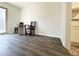 Bright dining area featuring modern flooring and backyard access at 1812 Ashborough Se Cir # C, Marietta, GA 30067