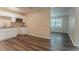 Updated kitchen showcasing modern cabinetry, countertops, and open access to the living area at 2212 Chestnut Log Loop, Lithia Springs, GA 30122