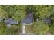 Aerial view of property showing the surrounding neighborhood and driveway at 4978 Thornwood Nw Cv, Acworth, GA 30102
