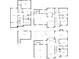 Floor plan shows layout of the house including bedrooms, bathrooms, kitchen, garage, living room, and deck at 4978 Thornwood Nw Cv, Acworth, GA 30102