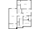 Floor plan depicting the layout of the upper floor, including bedrooms, bathrooms, and hallways at 4978 Thornwood Nw Cv, Acworth, GA 30102