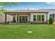 Lush backyard with a well-maintained lawn and a covered patio ideal for outdoor living at 3210 Steinbeck St, Cumming, GA 30041