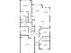 Detailed floor plan showcasing the layout of the home, including room dimensions at 3210 Steinbeck St, Cumming, GA 30041