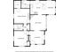 Floor plan displaying layout of the home, including bedrooms, bathrooms, kitchen, and living areas at 165 Hale Ne St, Atlanta, GA 30307